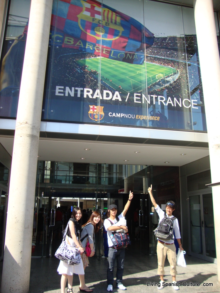 FCB visit stadium