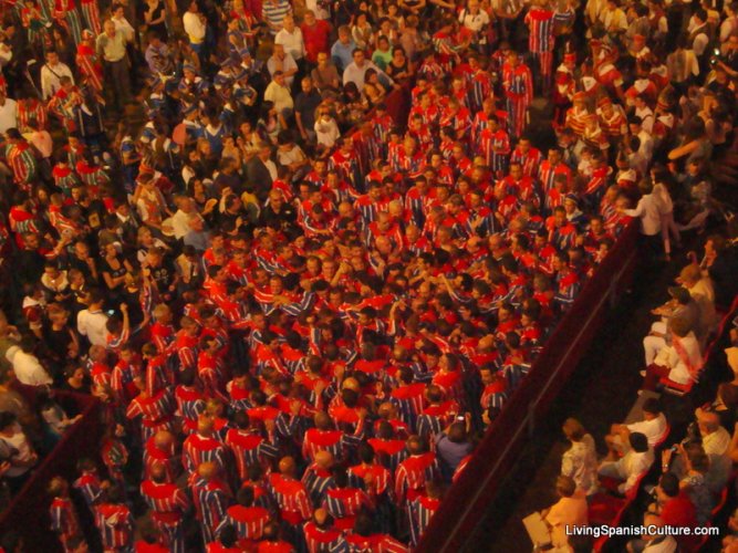 Human Towers. Algemesi, Valencia, Spain