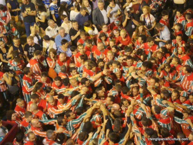 Human Towers. Algemesi, Valencia, Spain