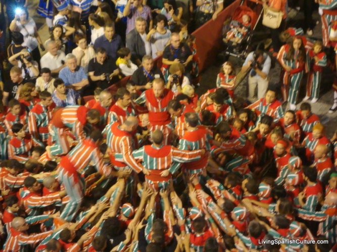 Human Towers. Algemesi, Valencia, Spain