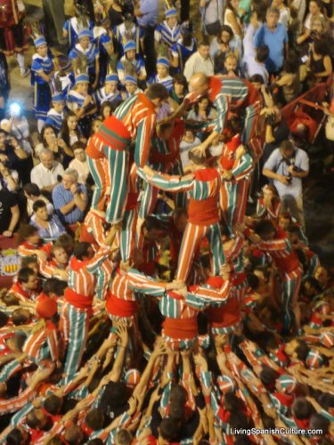 Human Towers. Algemesi, Valencia, Spain