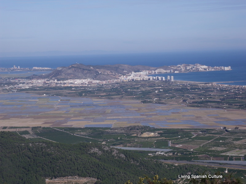 La Albufera from Tavernes mountains