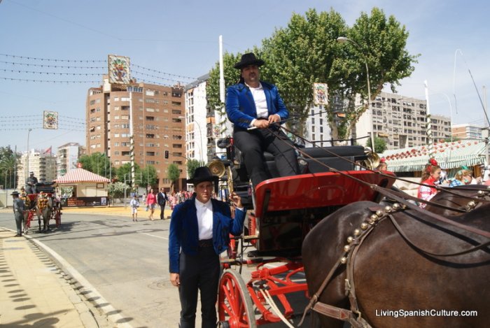 Feria de Sevilla,España,Espagne,Cocheros (2)