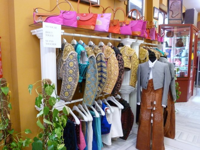 Sevilla, Bullfighter costumes Store